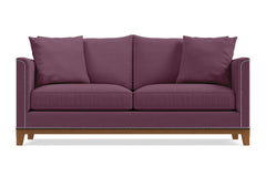 La Brea Queen Size Sleeper Sofa :: Leg Finish: Pecan / Sleeper Option: Deluxe Innerspring Mattress
