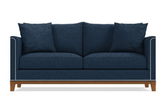 La Brea Queen Size Sleeper Sofa :: Leg Finish: Pecan / Sleeper Option: Memory Foam Mattress
