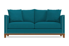 La Brea Queen Size Sleeper Sofa :: Leg Finish: Pecan / Sleeper Option: Memory Foam Mattress