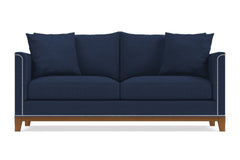 La Brea Queen Size Sleeper Sofa :: Leg Finish: Pecan / Sleeper Option: Deluxe Innerspring Mattress