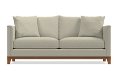 La Brea Queen Size Sleeper Sofa :: Leg Finish: Pecan / Sleeper Option: Deluxe Innerspring Mattress