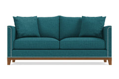 La Brea Queen Size Sleeper Sofa :: Leg Finish: Pecan / Sleeper Option: Deluxe Innerspring Mattress