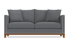 La Brea Queen Size Sleeper Sofa :: Leg Finish: Pecan / Sleeper Option: Deluxe Innerspring Mattress
