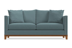 La Brea Queen Size Sleeper Sofa :: Leg Finish: Pecan / Sleeper Option: Deluxe Innerspring Mattress
