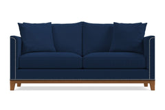La Brea Queen Size Sleeper Sofa :: Leg Finish: Pecan / Sleeper Option: Memory Foam Mattress