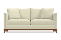 La Brea Queen Size Sleeper Sofa :: Leg Finish: Pecan / Sleeper Option: Deluxe Innerspring Mattress