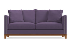 La Brea Queen Size Sleeper Sofa :: Leg Finish: Pecan / Sleeper Option: Deluxe Innerspring Mattress