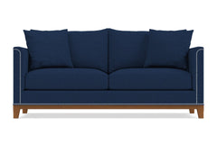 La Brea Queen Size Sleeper Sofa :: Leg Finish: Pecan / Sleeper Option: Memory Foam Mattress