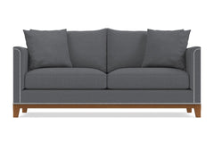 La Brea Queen Size Sleeper Sofa :: Leg Finish: Pecan / Sleeper Option: Deluxe Innerspring Mattress