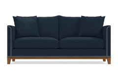 La Brea Queen Size Sleeper Sofa :: Leg Finish: Pecan / Sleeper Option: Deluxe Innerspring Mattress