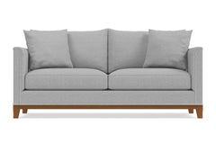 La Brea Queen Size Sleeper Sofa :: Leg Finish: Pecan / Sleeper Option: Deluxe Innerspring Mattress