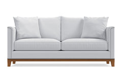La Brea Queen Size Sleeper Sofa :: Leg Finish: Pecan / Sleeper Option: Memory Foam Mattress