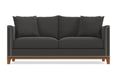 La Brea Queen Size Sleeper Sofa :: Leg Finish: Pecan / Sleeper Option: Deluxe Innerspring Mattress