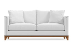 La Brea Queen Size Sleeper Sofa :: Leg Finish: Pecan / Sleeper Option: Memory Foam Mattress