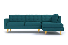 Logan 2pc Sectional Sofa :: Leg Finish: Natural / Configuration: RAF - Chaise on the Right