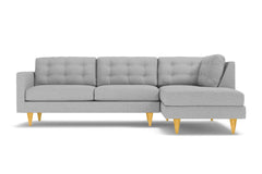 Logan 2pc Sectional Sofa :: Leg Finish: Natural / Configuration: RAF - Chaise on the Right