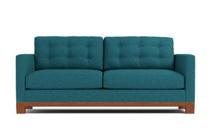 Logan Drive Queen Size Sleeper Sofa :: Leg Finish: Pecan / Sleeper Option: Deluxe Innerspring Mattress