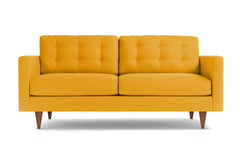 Logan Apartment Size Sofa :: Leg Finish: Pecan / Size: Apartment Size - 68&quot;w