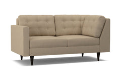 Logan Left Arm Corner Apt Size Sofa :: Leg Finish: Espresso / Configuration: LAF - Chaise on the Left
