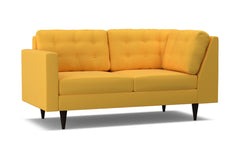 Logan Left Arm Corner Apt Size Sofa :: Leg Finish: Espresso / Configuration: LAF - Chaise on the Left