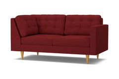 Logan Right Arm Corner Apt Size Sofa :: Leg Finish: Natural / Configuration: RAF - Chaise on the Right