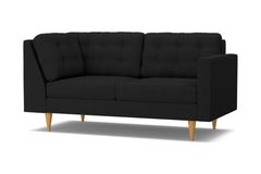 Logan Right Arm Corner Apt Size Sofa :: Leg Finish: Natural / Configuration: RAF - Chaise on the Right