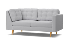 Logan Right Arm Corner Apt Size Sofa :: Leg Finish: Natural / Configuration: RAF - Chaise on the Right