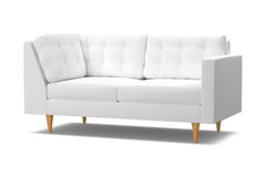 Logan Right Arm Corner Apt Size Sofa :: Leg Finish: Natural / Configuration: RAF - Chaise on the Right