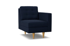 Logan Right Arm Chair :: Leg Finish: Natural / Configuration: RAF - Chaise on the Right