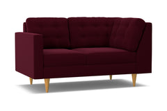 Logan Left Arm Corner Loveseat :: Leg Finish: Natural / Configuration: LAF - Chaise on the Left