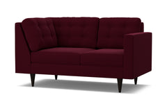 Logan Right Arm Corner Loveseat :: Leg Finish: Espresso / Configuration: RAF - Chaise on the Right