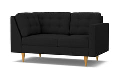 Logan Right Arm Corner Loveseat :: Leg Finish: Natural / Configuration: RAF - Chaise on the Right