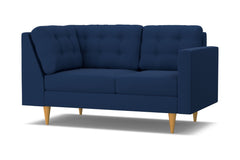 Logan Right Arm Corner Loveseat :: Leg Finish: Natural / Configuration: RAF - Chaise on the Right