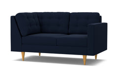 Logan Right Arm Corner Loveseat :: Leg Finish: Natural / Configuration: RAF - Chaise on the Right