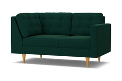 Logan Right Arm Corner Loveseat :: Leg Finish: Natural / Configuration: RAF - Chaise on the Right
