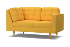 Logan Right Arm Corner Loveseat :: Leg Finish: Natural / Configuration: RAF - Chaise on the Right