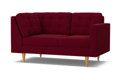 Logan Right Arm Corner Loveseat :: Leg Finish: Natural / Configuration: RAF - Chaise on the Right