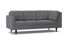 Logan Left Arm Corner Sofa :: Leg Finish: Espresso / Configuration: LAF - Chaise on the Left