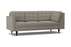 Logan Left Arm Corner Sofa :: Leg Finish: Espresso / Configuration: LAF - Chaise on the Left