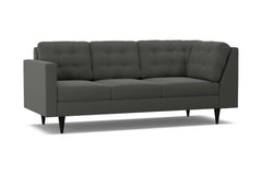 Logan Left Arm Corner Sofa :: Leg Finish: Espresso / Configuration: LAF - Chaise on the Left