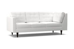 Logan Left Arm Corner Sofa :: Leg Finish: Espresso / Configuration: LAF - Chaise on the Left