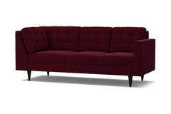 Logan Right Arm Corner Sofa :: Leg Finish: Espresso / Configuration: RAF - Chaise on the Right