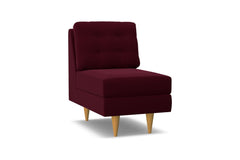 Logan Armless Chair :: Leg Finish: Natural