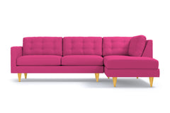 Logan 2pc Sectional Sofa :: Leg Finish: Natural / Configuration: RAF - Chaise on the Right