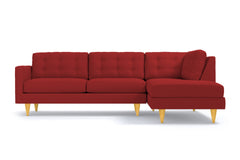 Logan 2pc Sectional Sofa :: Leg Finish: Natural / Configuration: RAF - Chaise on the Right