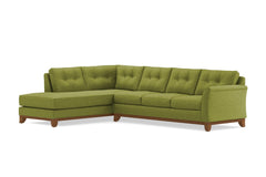 Marco 2pc Sectional Sofa :: Leg Finish: Pecan / Configuration: LAF - Chaise on the Left