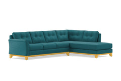 Marco 2pc Sectional Sofa :: Leg Finish: Natural / Configuration: RAF - Chaise on the Right
