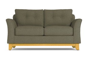 Marco Apartment Size Sleeper Sofa :: Leg Finish: Natural / Sleeper Option: Deluxe Innerspring Mattress