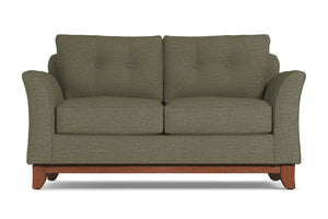 Marco Twin Size Sleeper Sofa :: Leg Finish: Pecan / Sleeper Option: Memory Foam Mattress