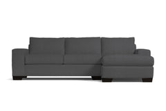Melrose 2pc Sectional Sofa :: Leg Finish: Espresso / Configuration: RAF - Chaise on the Right
